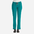 Female Dri-fit Teal Scrub Pants