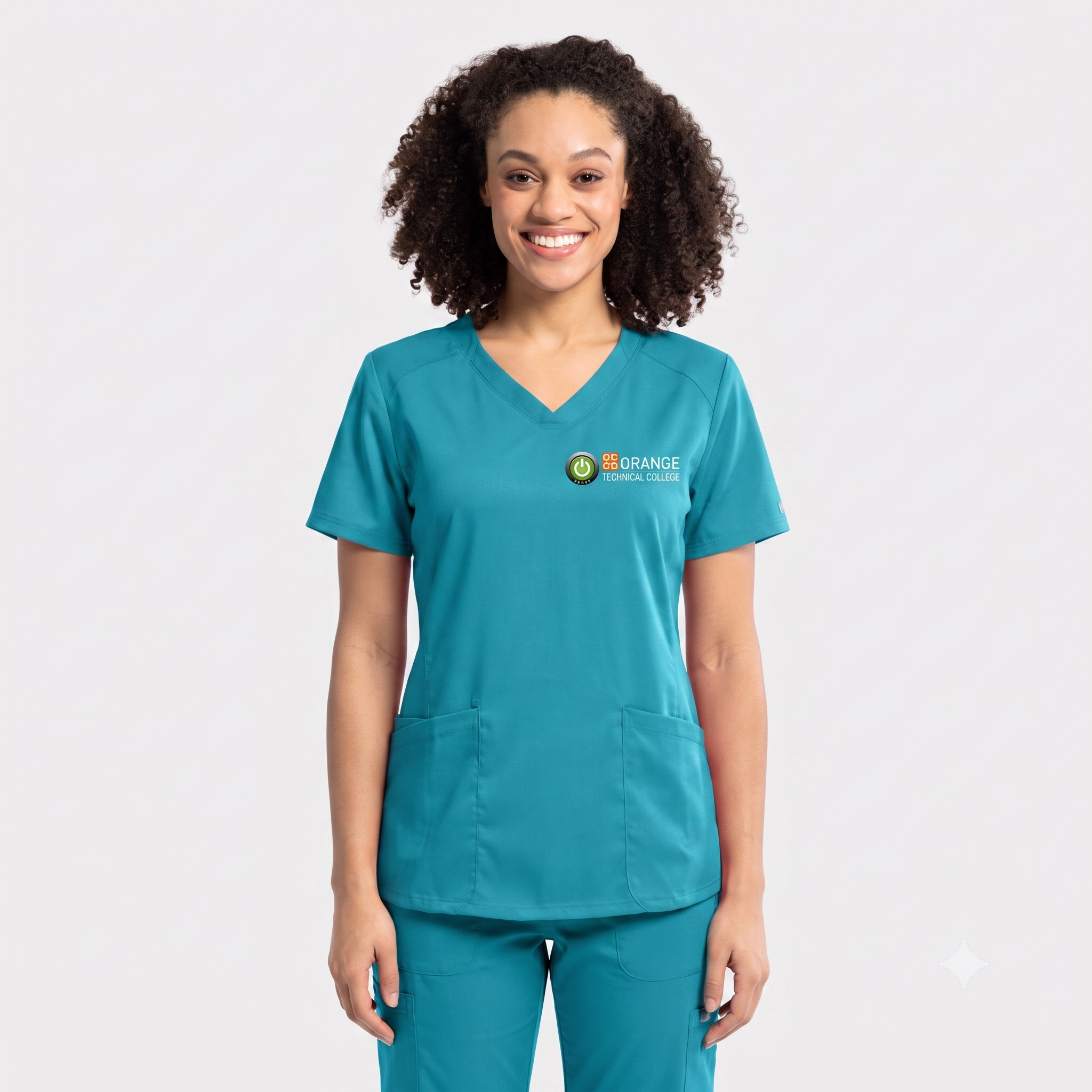 Female Traditional Phlebotomy Scrub Top