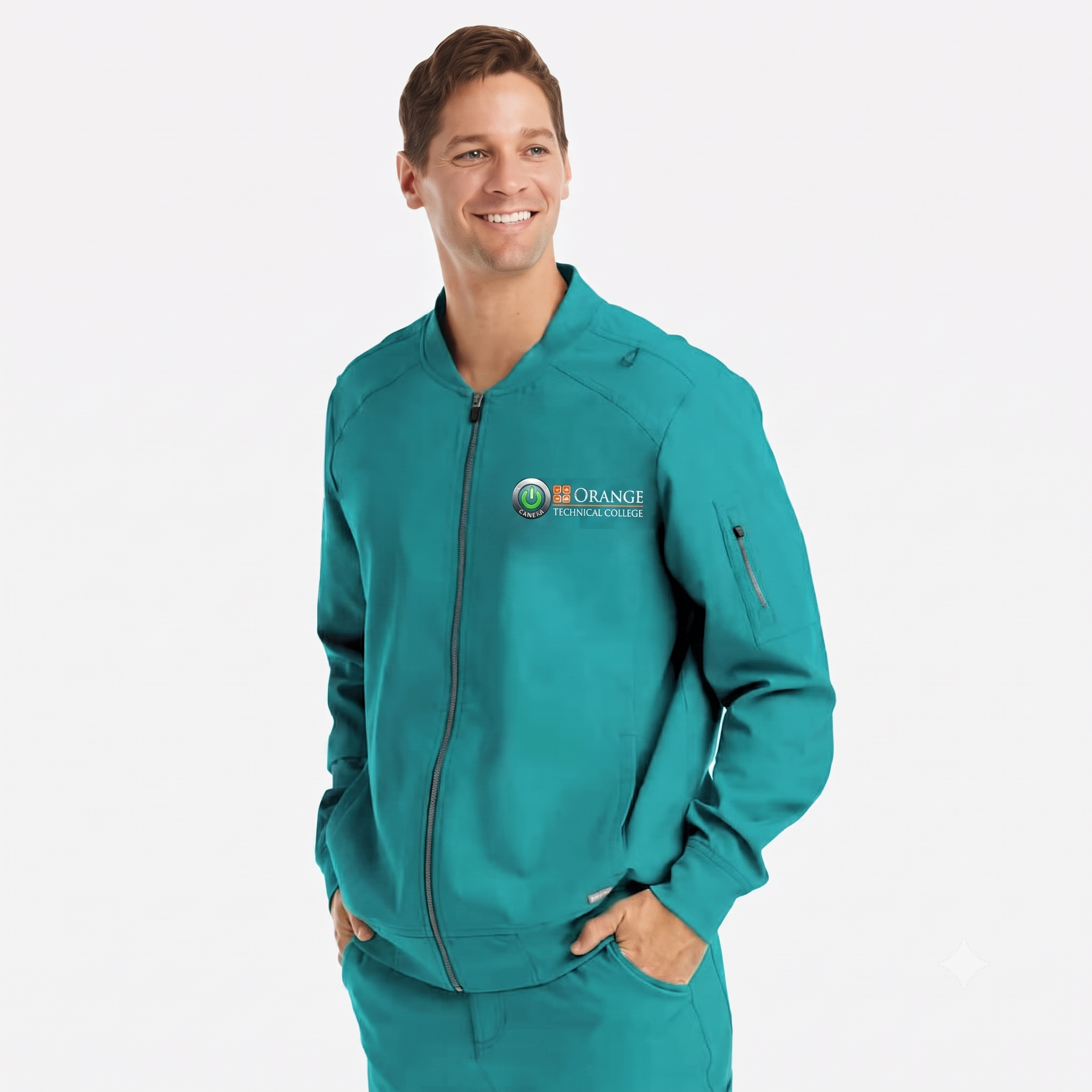 Male Dri-fit Practical Nursing Jacket