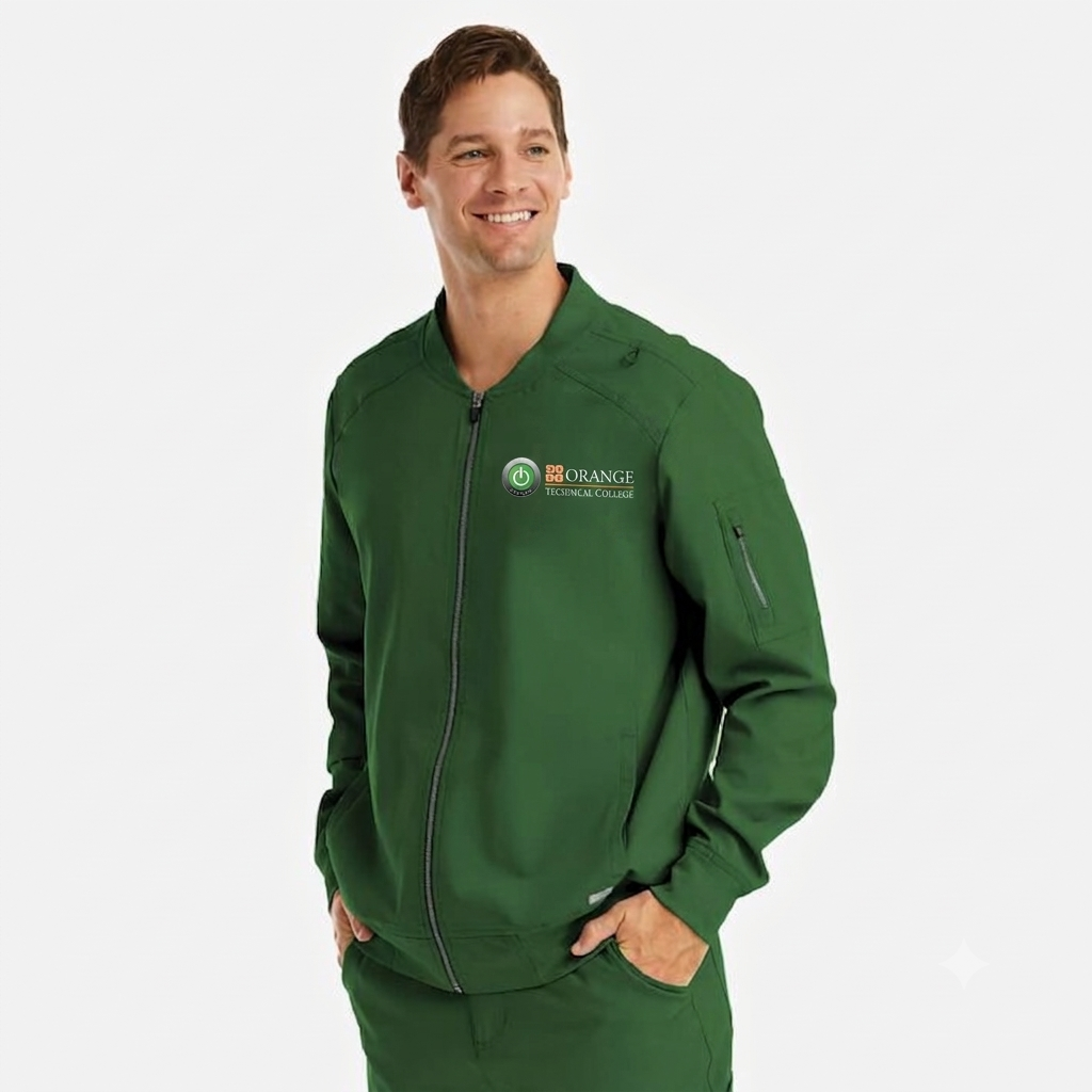 Male Dri-fit Hunter Green Jacket